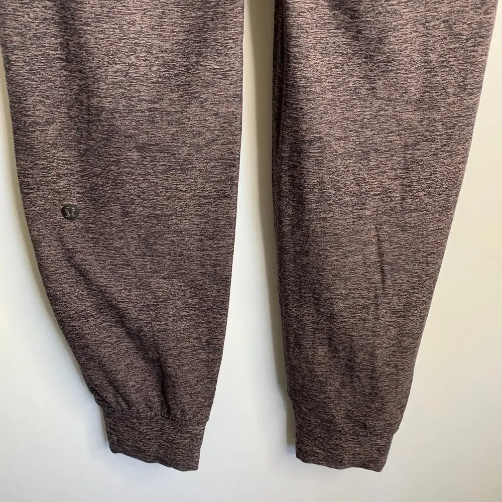 Lululemon Ready To Rulu Pant Heathered Spanish Rose Black Womens Size 4